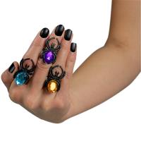 Opakowanie Halloweenowe pierścionki - pająki 4szt