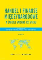 Okładka książki Handel i finanse międzynarodowe w świetle wyzwań
