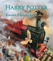 Harry Potter i kamień filozoficzny iluststrowany nowe wydanie. Autor: Joanne K. Rowling. SmakLiter.pl Okładka książki Harry Potter i kamień filozoficzny iluststrowany nowe wydanie