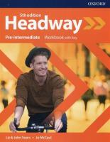 Headway 5E Pre-intermediate WB + key OXFORD. Autor: Liz and John Soars, Jo McCall. SmakLiter.pl Okładka książki Headway 5E Pre-intermediate WB + key OXFORD