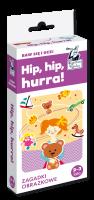 Okładka książki Hip, hip, hurra! Zagadki obrazkowe. Kapitan Nauka wyd. 3
