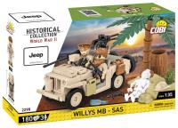 Historical Collection Willys MB SAS. Wydawca: Cobi. SmakLiter.pl Opakowanie Historical Collection Willys MB SAS