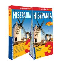 Hiszpania 3w1: przewodnik + atlas + mapa. Autor:   Praca zbiorowa, tekst: Anna Marchlik, Rogala Larysa. SmakLiter.pl Okładka książki Hiszpania 3w1: przewodnik + atlas + mapa