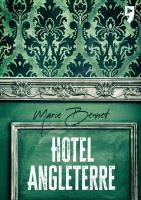 Hotel Angleterre. Autor: Bennett Marie. SmakLiter.pl Okładka książki Hotel Angleterre