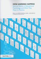 Okładka książki How Learning Happens