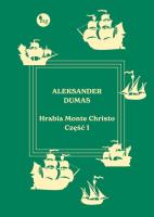 Hrabia Monte Christo t.1. Autor: Dumas Aleksander. SmakLiter.pl Okładka książki Hrabia Monte Christo t.1