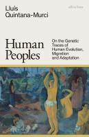 Human Peoples. Autor: Quintana-Murci, Lluís. SmakLiter.pl Okładka książki Human Peoples