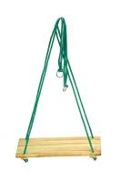 Huśtawka drewniana deska duża. Wydawca: Baczek. SmakLiter.pl Opakowanie Huśtawka drewniana deska duża