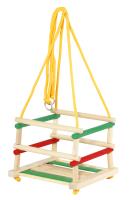 Huśtawka drewniana kolor bączek 5. Wydawca: Bączek. SmakLiter.pl Opakowanie Huśtawka drewniana kolor bączek 5