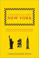 I Never Knew That About New York. Autor: Winn Christopher. SmakLiter.pl Okładka książki I Never Knew That About New York