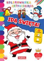Okładka książki Idą święta. Kolorowanka aktywizująca