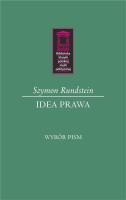 Idea prawa. Autor: Szymon Rundstein. SmakLiter.pl Okładka książki Idea prawa