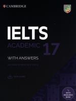 Opakowanie IELTS 17 Academic Student's Book with Answers with Audio with Resource Bank