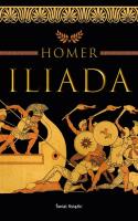 Iliada. Autor: Homer. SmakLiter.pl Okładka książki Iliada