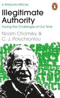 Illegitimate Authority. Autor: Noam Chomsky, Polychroniou	 C. J.. SmakLiter.pl Okładka książki Illegitimate Authority