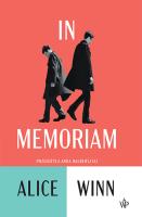 In memoriam. Autor: Winn Alice. SmakLiter.pl Okładka książki In memoriam