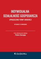 Okładka książki Indywidualna działalność gospodarcza w.4
