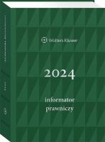 Okładka książki Informator Prawniczy 2024 zielony A5