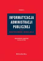 Okładka książki Informatyzacja administracji publicznej w.2