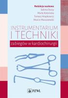 Okładka książki Instrumentarium i techniki zabiegów w kardiochirurgii