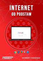 Internet od podstaw. Autor: Norbert Kwaśniak. SmakLiter.pl Okładka książki Internet od podstaw