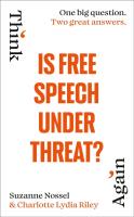 Is Free Speech Under Threat?. Autor: Riley, Charlotte Lydia, Nossel. SmakLiter.pl Okładka książki Is Free Speech Under Threat?