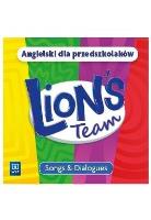 Okładka książki J. ang. Lion's Team. 4 CD Audio 2022 WSIP