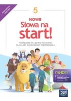 J.Polski SP 5 Nowe Słowa na start neon Podr.. Autor: Derlukiewicz Marlena, Klimowicz Anna. SmakLiter.pl Okładka książki J.Polski SP 5 Nowe Słowa na start neon Podr.