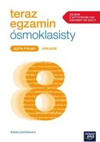 J.polski Teraz egzamin 8-klasisty Ark.2024/25. Autor: Polińska Anna, Joanna Kostrzewa, Katarzyna Łęk. SmakLiter.pl Okładka książki J.polski Teraz egzamin 8-klasisty Ark.2024/25