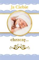 Ja Ciebie chrzczę. Pamiątka chrztu świętego. Autor:   Praca zbiorowa. SmakLiter.pl Okładka książki Ja Ciebie chrzczę. Pamiątka chrztu świętego
