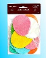 Opakowanie Jaja duże brokatowe 16szt