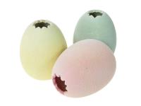 Opakowanie Jajko ceramiczne pokryte flokiem MIX