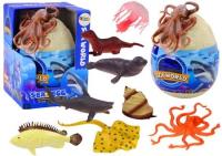 Opakowanie Jajo z figurkami stworzeń morskich 26el