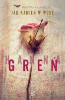 Jak kamień w wodę. Autor: Hanna Greń. SmakLiter.pl Okładka książki Jak kamień w wodę