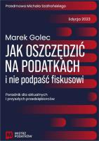 Okładka książki Jak oszczędzić na podatkach i nie podpaść fiskusowi. Edycja 2023