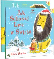Jak schować Lwa w Święta / Jak schować Lwa. Autor: Stephens Helen. SmakLiter.pl Okładka książki Jak schować Lwa w Święta / Jak schować Lwa