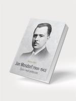Jan Mosdorf (1904-1943). Życie i myśl polityczna. Autor: Mateusz Kofin. SmakLiter.pl Okładka książki Jan Mosdorf (1904-1943). Życie i myśl polityczna