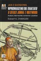 Jan z Głogowa Wprowadzenie do Traktatu o sferze Johna z Holywood. Autor: Zawadzki Robert K.. SmakLiter.pl Okładka książki Jan z Głogowa Wprowadzenie do Traktatu o sferze Johna z Holywood