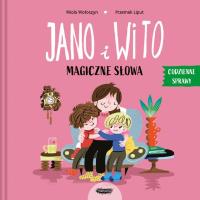 Jano i Wito. Magiczne słowa. Autor: Wiola Wołoszyn. SmakLiter.pl Okładka książki Jano i Wito. Magiczne słowa