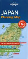 JAPAN PLANNING MAP 1. Wydawca: Lonely Planet. SmakLiter.pl Opakowanie JAPAN PLANNING MAP 1