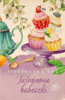 Jaśminowe babeczki. Autor: Aleksandra Rak. SmakLiter.pl Okładka książki Jaśminowe babeczki