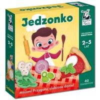 Jedzonko. Układanka kreatywna 2-5 lat. Autor: Nowakowska Katarzyna. SmakLiter.pl Okładka książki Jedzonko. Układanka kreatywna 2-5 lat