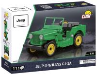 Jeep Willys CJ-2A zielony. Wydawca: Cobi. SmakLiter.pl Opakowanie Jeep Willys CJ-2A zielony