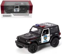 Jeep wrangler policja 1:34. Wydawca: Kinsmart. SmakLiter.pl Opakowanie Jeep wrangler policja 1:34