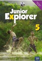 Język angielski SP 5 Junior Explorer neon Podr.. Autor: Katarzyna Kłopska, Marta Mrozik. SmakLiter.pl Okładka książki Język angielski SP 5 Junior Explorer neon Podr.