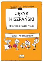 Język hiszpański. Graficzne karty prac PP. Autor: Joanna Stachowska. SmakLiter.pl Okładka książki Język hiszpański. Graficzne karty prac PP