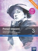 Język polski LO 3 Ponad słowami Podr cz.2. Autor: Joanna Kościerzyńska, Cisowska Anna, Małgorzata Matecka, Aleksandra Wróblewska, Ginter Joanna, Anna Równy. SmakLiter.pl Okładka książki Język polski LO 3 Ponad słowami Podr cz.2