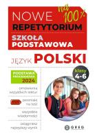 Język polski. Nowe Repetytorium 2025. Szkoła podstawowa. Klasa 4-6. Autor: Opracowanie zbiorowe. SmakLiter.pl Okładka książki Język polski. Nowe Repetytorium 2025. Szkoła podstawowa. Klasa 4-6