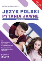 Język Polski Pytania Jawne Vademecum matura 2025. Autor: Elżbieta Zakrzyńska. SmakLiter.pl Okładka książki Język Polski Pytania Jawne Vademecum matura 2025