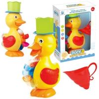 Kaczka z kołowrotkiem do kąpieli. Wydawca: Maksik. SmakLiter.pl Opakowanie Kaczka z kołowrotkiem do kąpieli